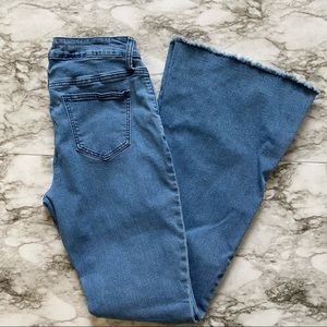 Hydraulic Murray Short High Rise Flare Jeans 4